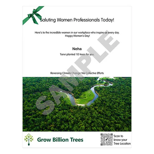 Trees for Women Colleagues on Women's Day (8th Mar) - Image 3